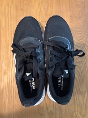 adidas Black and White Running Sneakers